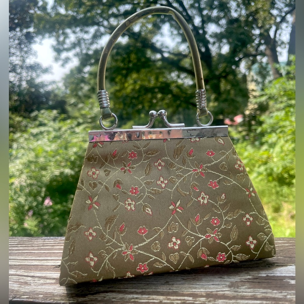 Vintage Floral Mini Purse